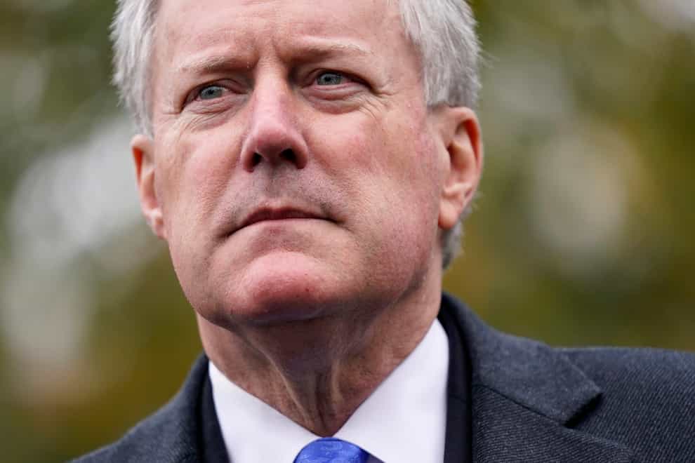 Former White House chief of staff Mark Meadows stopped co-operating with the committee (Patrick Semansky/AP)