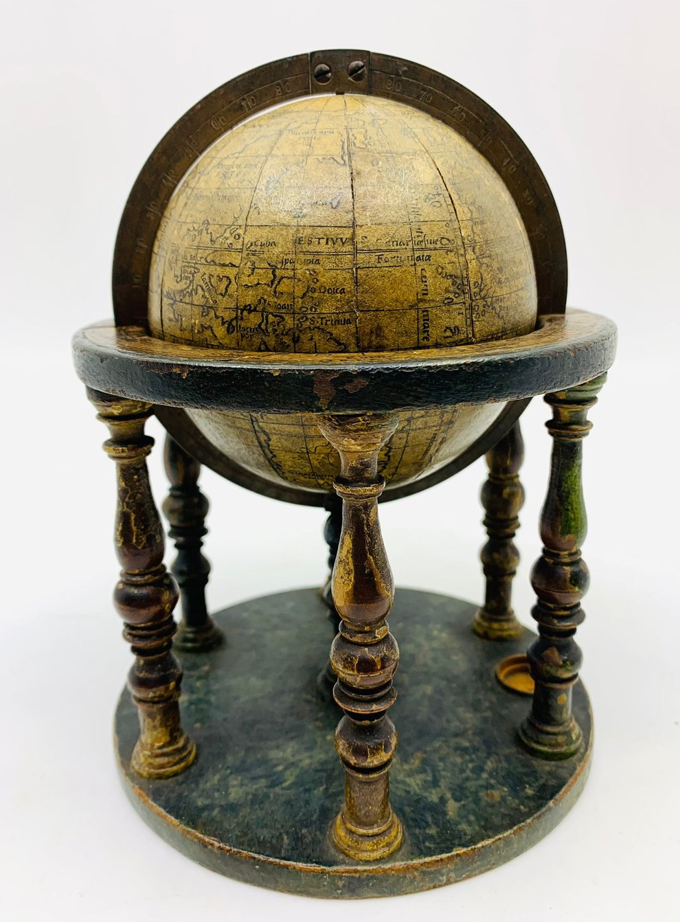 The 16th century globe. (Hansons Auctioneers/PA)