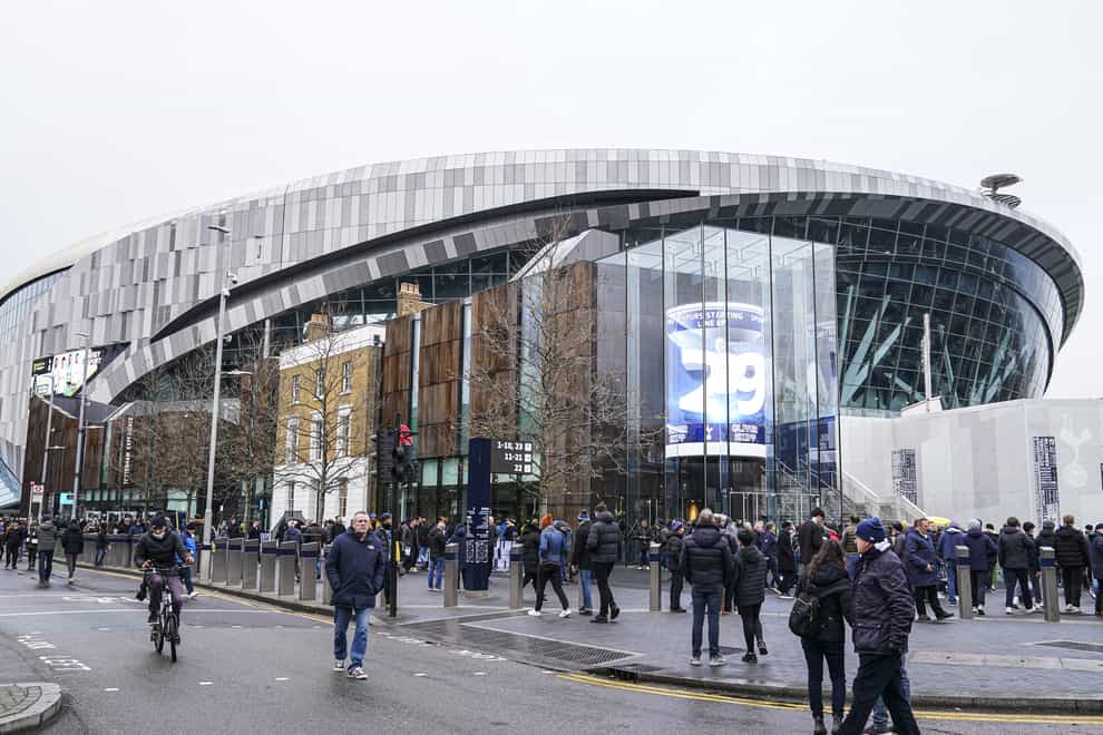 Tottenham asked for Thursday’s Premier League game at Leicester to be called off (Adam Davy/PA)