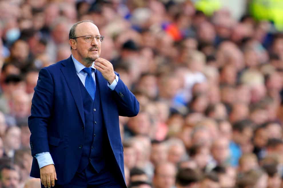 Everton manager Rafael Benitez insists he cannot correct problems of the past immediately (Peter Byrne/PA)