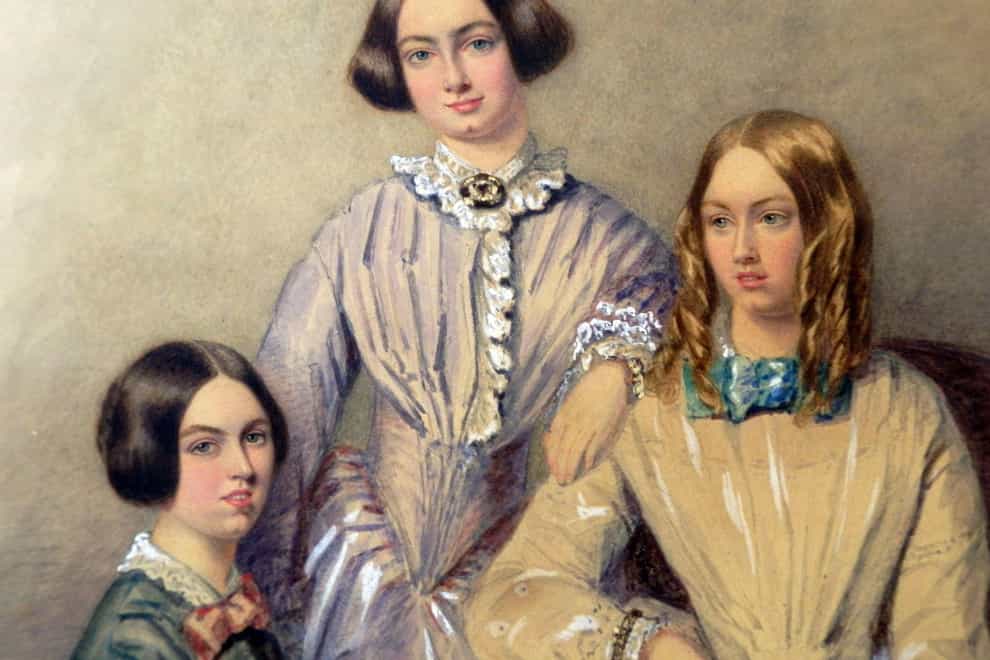 Undated handout photo issued by J.P.Humbert Auctioneers of a painting, thought to be a hitherto unknown watercolour of all three Bronte sisters, which had previously been withdrawn from auction, will finally go under the hammer after experts confirmed they believe it is linked to the Bronte sisters.