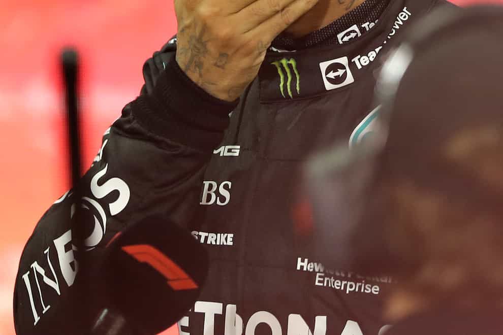 There was heartbreak for Lewis Hamilton on Sunday (AP)