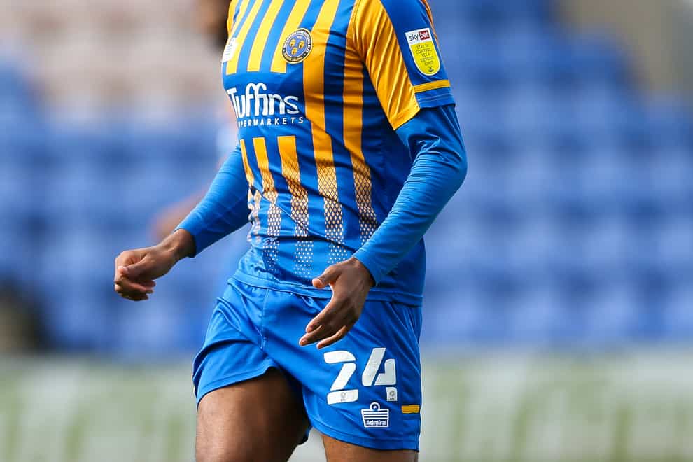 Ethan Ebanks-Landell is hoping to prove his fitness for Shrewsbury (Barrington Coombs/PA)