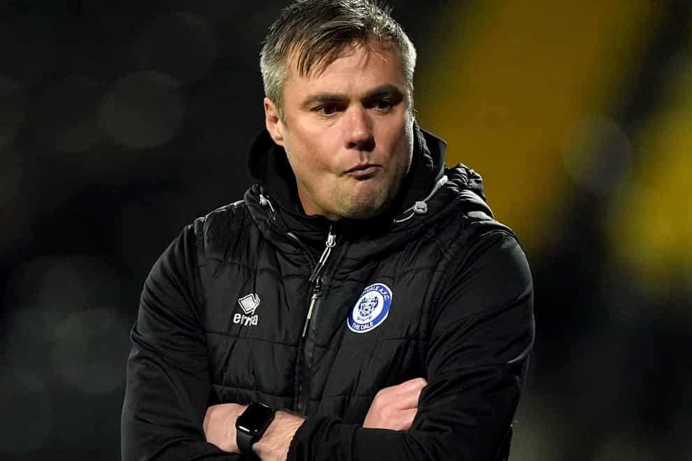 Rochdale manager Robbie Stockdale has options (PA)