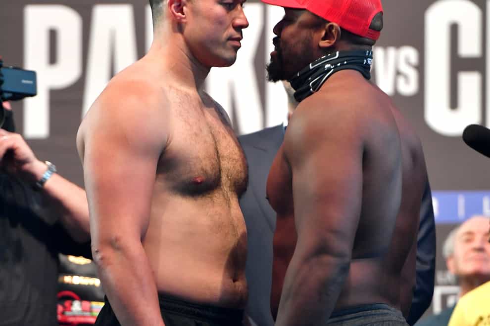 Joseph Parker, left, is looking for a more comprehensive win over Derek Chisora on Saturday (Anthony Devlin/PA)