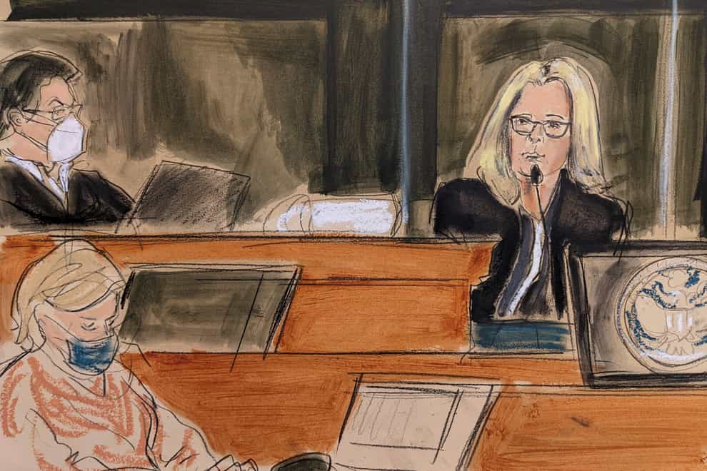 Eva Andersson Dubin gave evidence at the trial (Elizabeth Williams via AP)