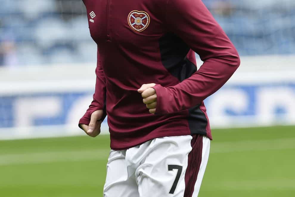 Jamie Walker struck for Hearts (Ian Rutherford/PA)