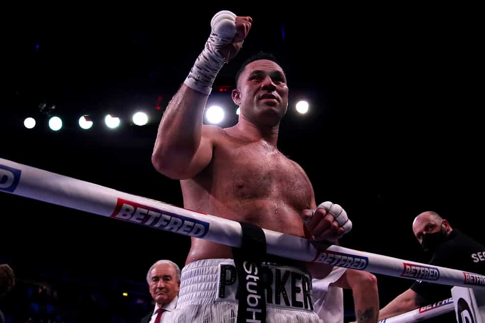 Joseph Parker, pictured, claimed his second win over Derek Chisora this year (Peter Byrne/PA)