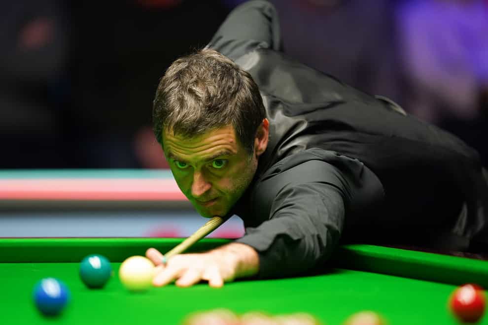 Ronnie O’Sullivan claimed the World Grand Prix title in Coventry (Mike Egerton/PA)