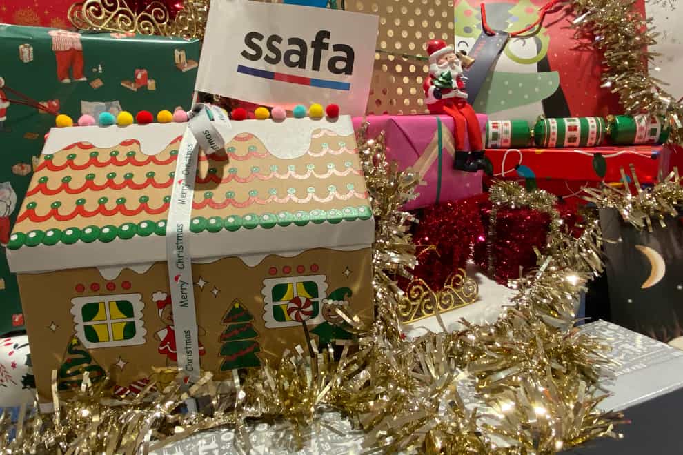 Fujitsu SSAFA Christmas box (SSAFA/PA)