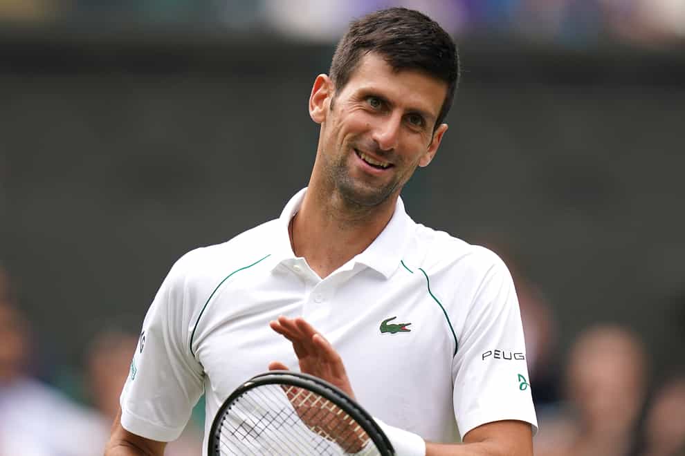 Novak Djokovic has not revealed whether he will play in the Australian Open or not (Adam Davy/PA)