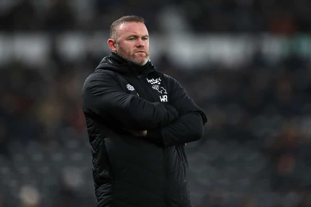 Derby boss Wayne Rooney is waiting on the fitness of several players (Bradley Collyer/PA)