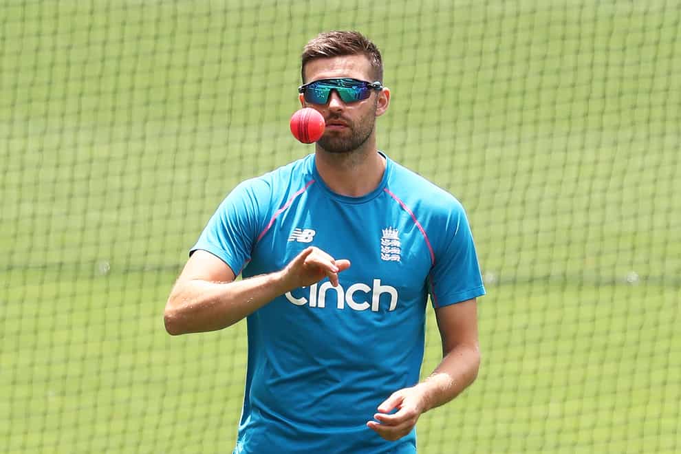 Mark Wood is ready to get the ball back in his hand at the MCG (Jason O’Brien/PA)