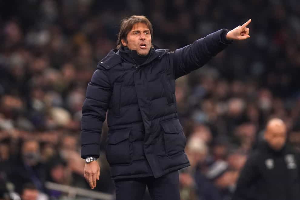 Tottenham manager Antonio Conte will meet former club Chelsea in the semi-finals of the Carabao Cup next month (Adam Davy/PA)