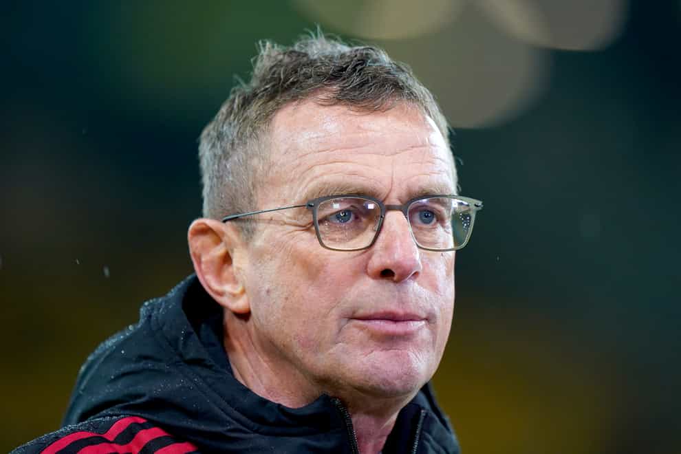 Manchester United interim manager Ralf Rangnick wants the re-introduction of five substitutes per game in the Premier League (Joe Giddens/PA)