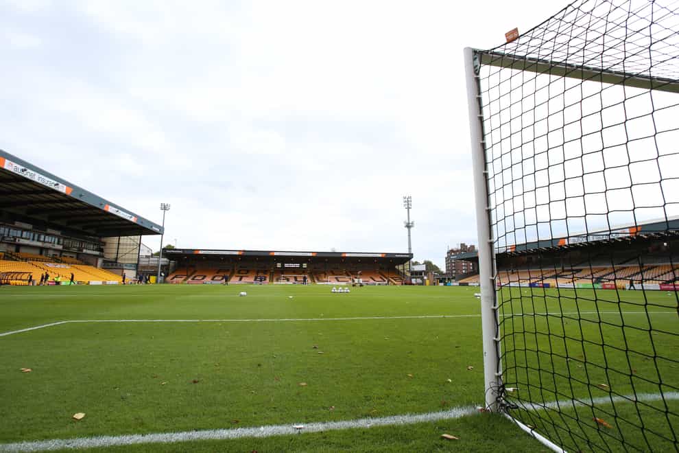 Port Vale host Salford on Boxing Day (Isaac Parkin/PA)