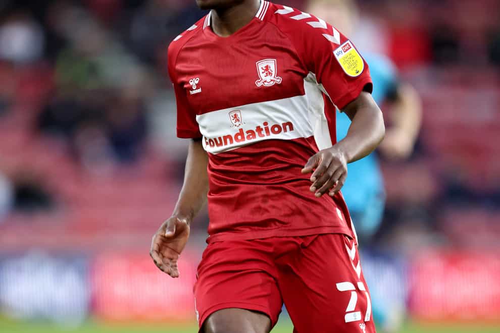 Middlesbrough’s Marc Bola is expected to be out for six to eight weeks with a knee injury (Richard Sellers/PA)