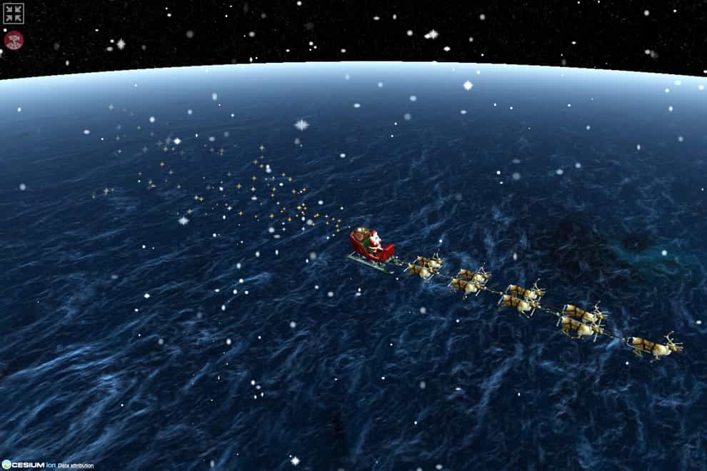 The Norad Santa Tracker (AP)