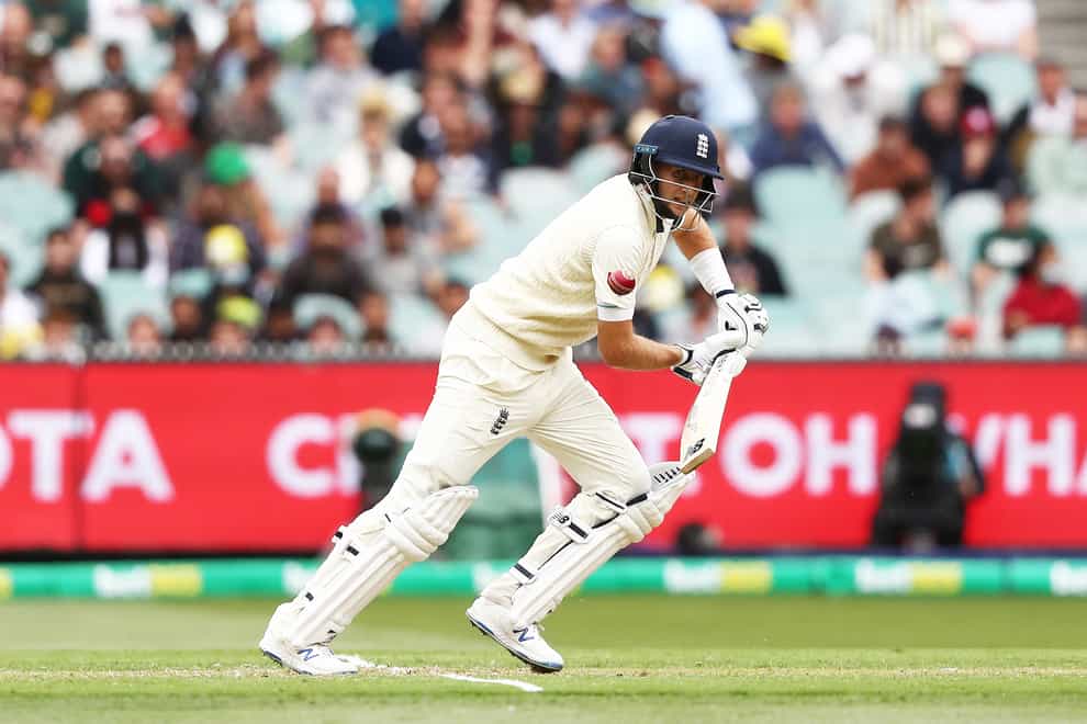 England’s Joe Root in action during day one of the third Ashes Test at the Melbourne Cricket Ground, Melbourne (Jason O’Brien/PA)