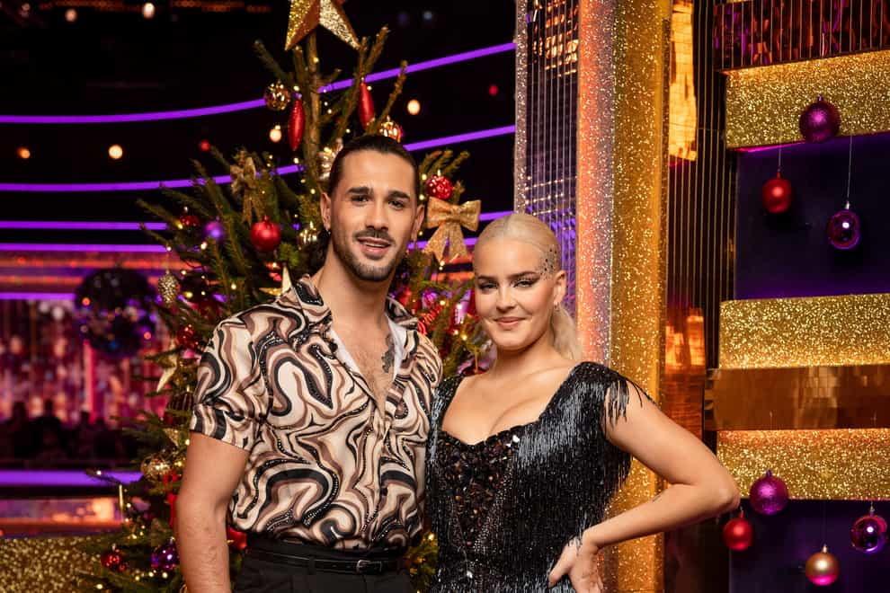 Anne Marie and her dance partner Graziano Di Prima were the winners of the Strictly Christmas special (BBC/PA)