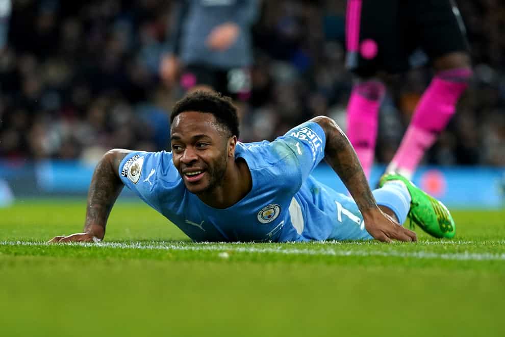 Raheem Sterling scored twice as Manchester City beat Leicester 6-3 (Martin Rickett/PA)