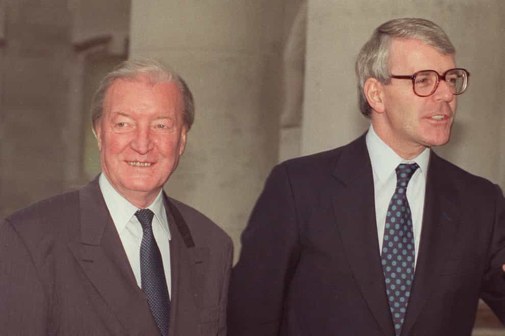 Charles Haughey and John Major held talks in 1991 (John Giles/PA)