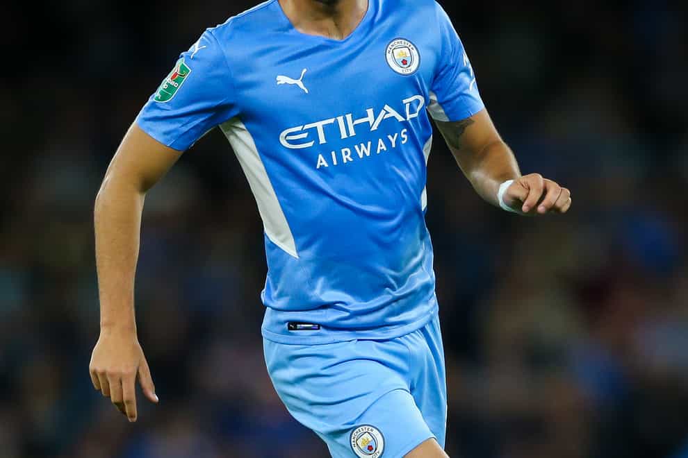 Ferran Torres has completed a move from Manchester City to Barcelona (Barrington Coombs/PA Images).