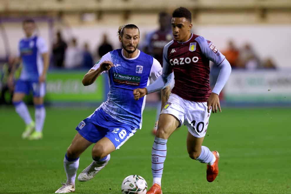 Ollie Banks is suspended for the visit of Oldham (Richard Sellers/PA)