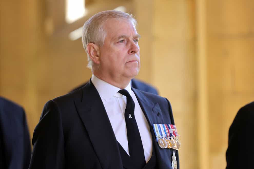 The Duke of York’s lawyer has called for the civil sexual assault case against the royal in the US to be stopped because his accuser is ‘actually domiciled in Australia’ (Chris Jackson/PA)
