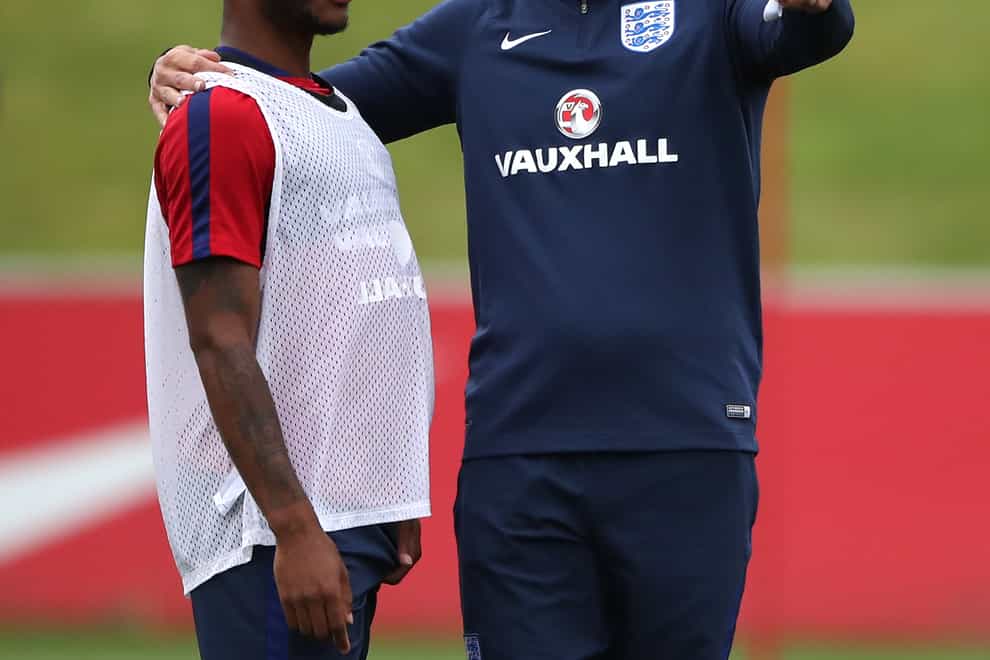 Raheem Sterling, left, has credited Gareth Southgate, right, for uniting the England squad over the last five years (Nick Potts/PA)