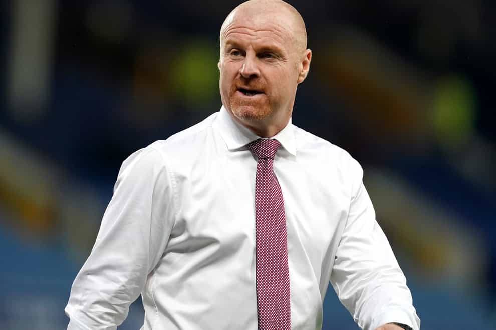 Sean Dyche takes his Burnley side to Manchester United on Thursday (Martin Rickett/PA)