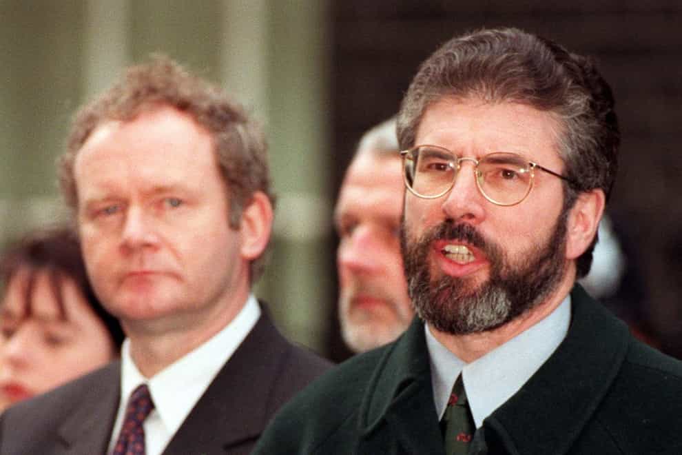 Gerry Adams and Martin McGuinness (PA)