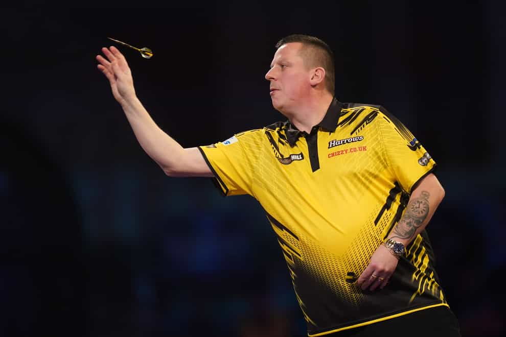 Dave Chisnall is out of the World Darts Championship after testing positive for coronavirus (Adam Davy/PA)