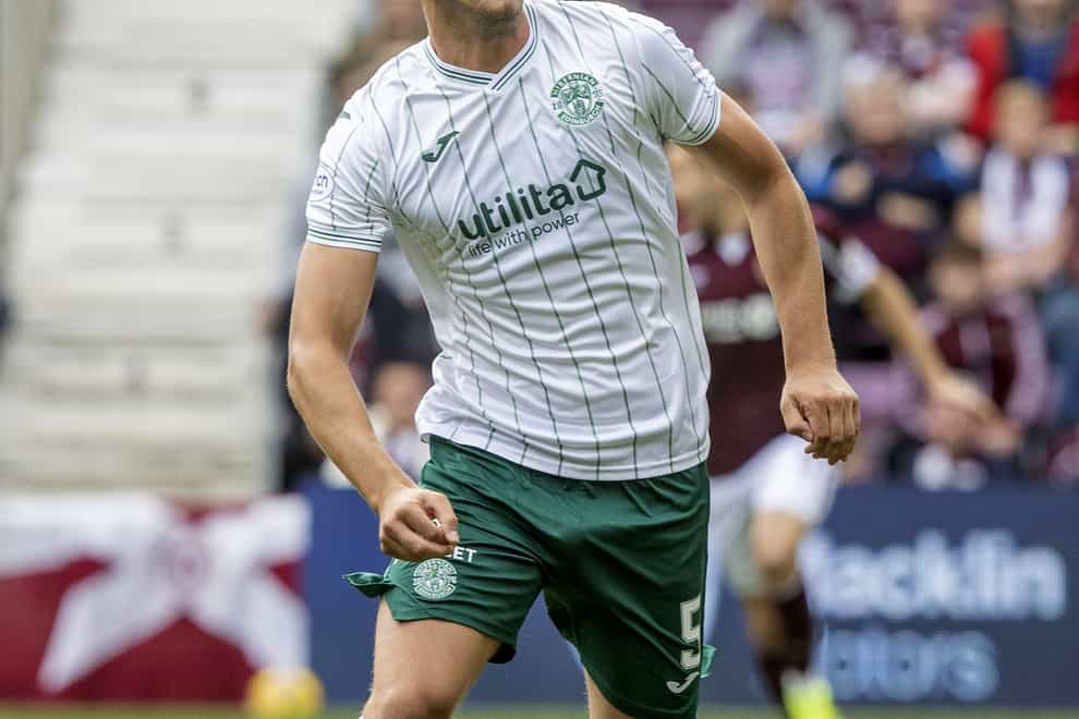 Hibernian have accepted a charge against Ryan Porteous (Jeff Holmes/PA)