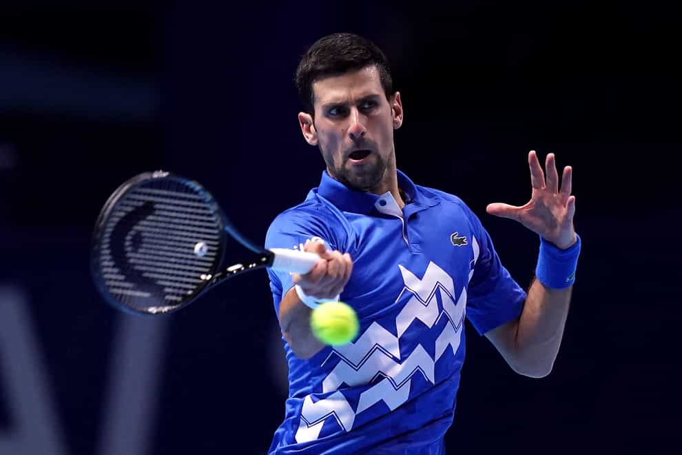 Major question marks remain over Novak Djokovic’s participation in the Australian Open (John Walton/PA)