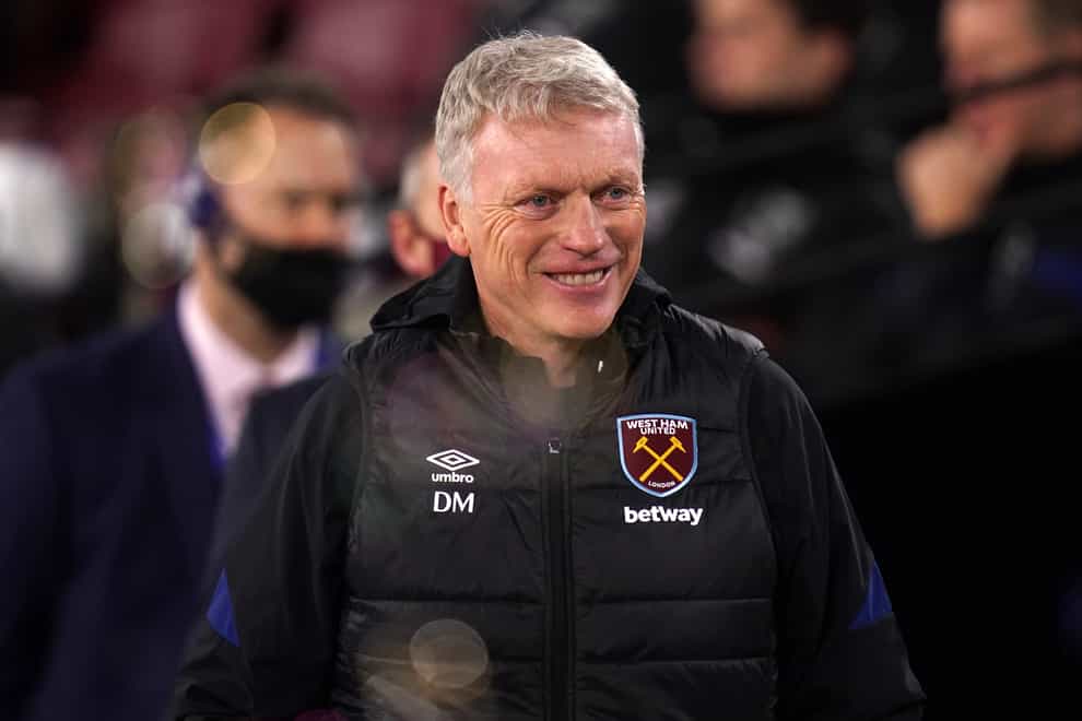 David Moyes looked back on two successful years at West Ham (Adam Davy/PA)