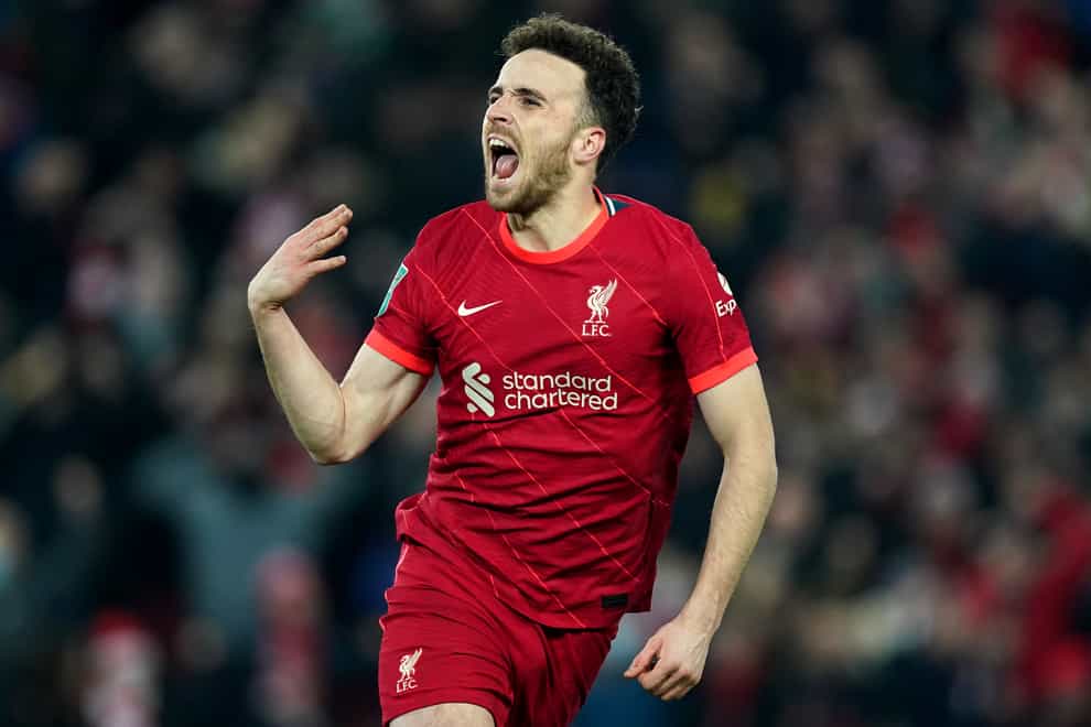Liverpool forward Diogo Jota is confident they can close the gap to Manchester City (Mike Egerton/PA)