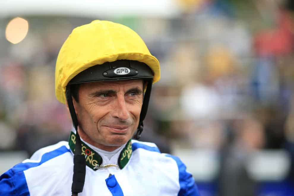 Jockey Gerald Mosse during Day One of the Bank Holiday Weekend at Goodwood Racecourse (John Walton/PA)