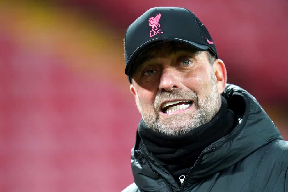 Jurgen Klopp hopes Liverpool’s match at Chelsea will go ahead (PA)