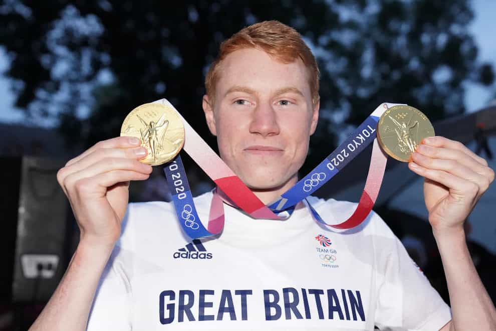 Olympic champion Tom Dean has been made an MBE for services to swimming (Jonathan Brady/PA)