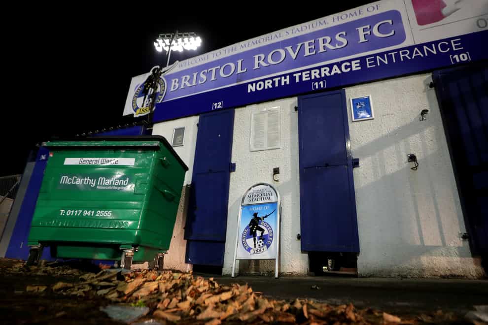 An outbreak of coronavirus in the Bristol Rovers camp has seen their game at Leyton Orient postponed (David Davies/PA)