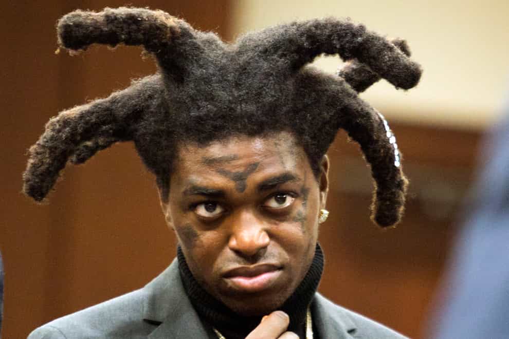 Rapper Kodak Black has been arrested on a trespassing charge in South Florida (Matthew Christian/The Morning News/AP)