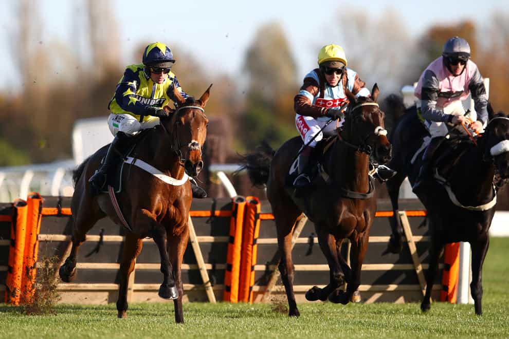 Gran Luna (left) was the first leg of an across-the-card double for owners Surrey Racing (Michael Steele/PA)
