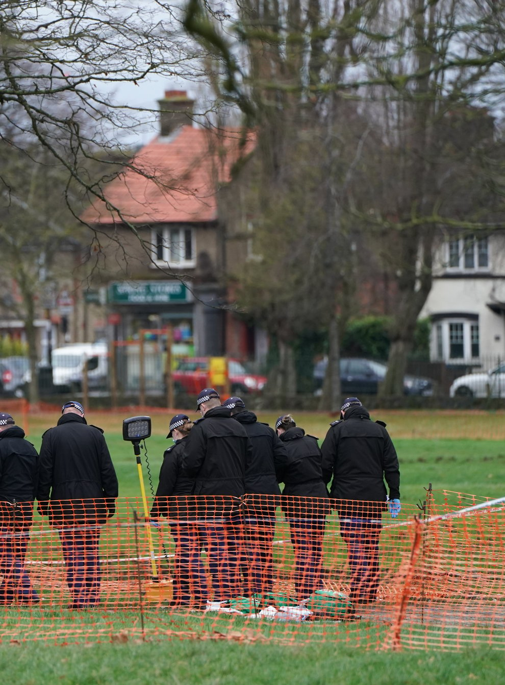 Police activity at Ashburton Park, Croydon, south London (PA)