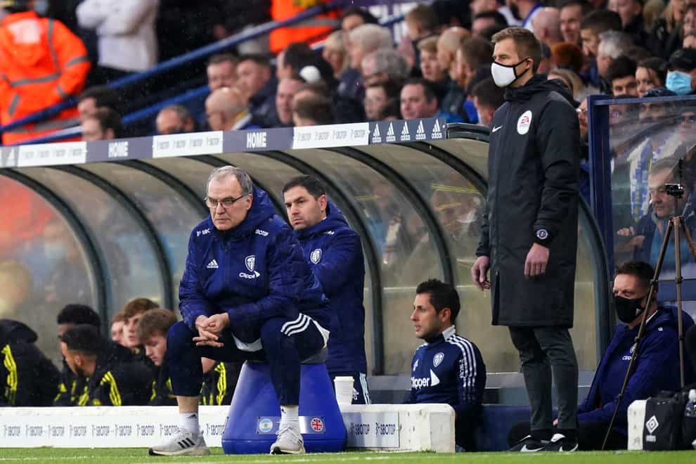 Marcelo Bielsa saw his side secure a first win since November (Mike Egerton/PA)
