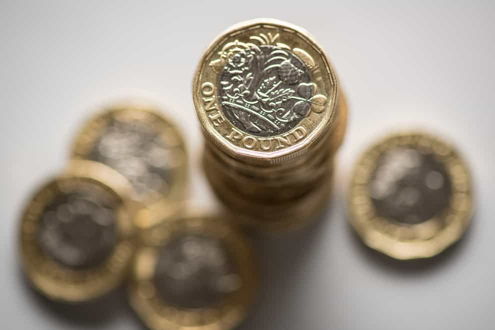 One pound coins (Dominic Lipinski/PA)