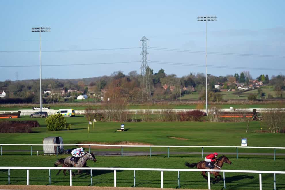 Ballyglass (right) in the clear at Southwell (Tim Goode/PA)