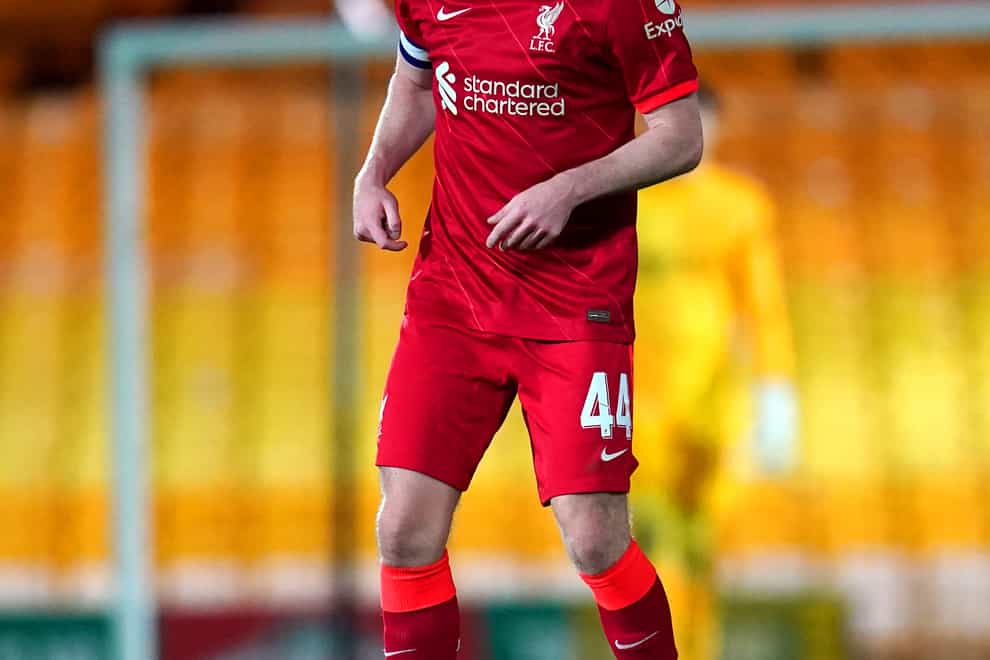 Tony Gallacher has left Liverpool to join St Johnstone (Nick Potts/PA)