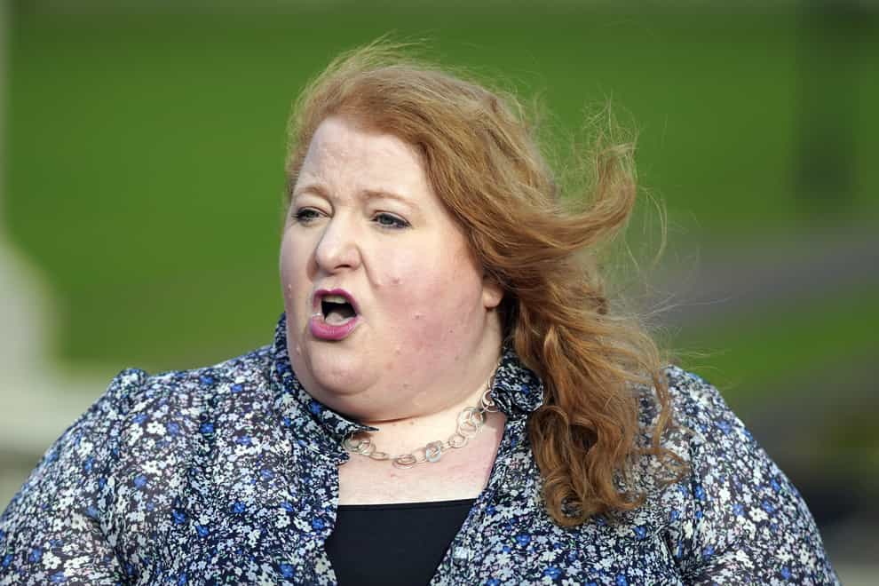 Leader of the Alliance Party Naomi Long said DUP threats to collapse the Stormont Assembly were ’embarrassing’ (Niall Carson/PA)