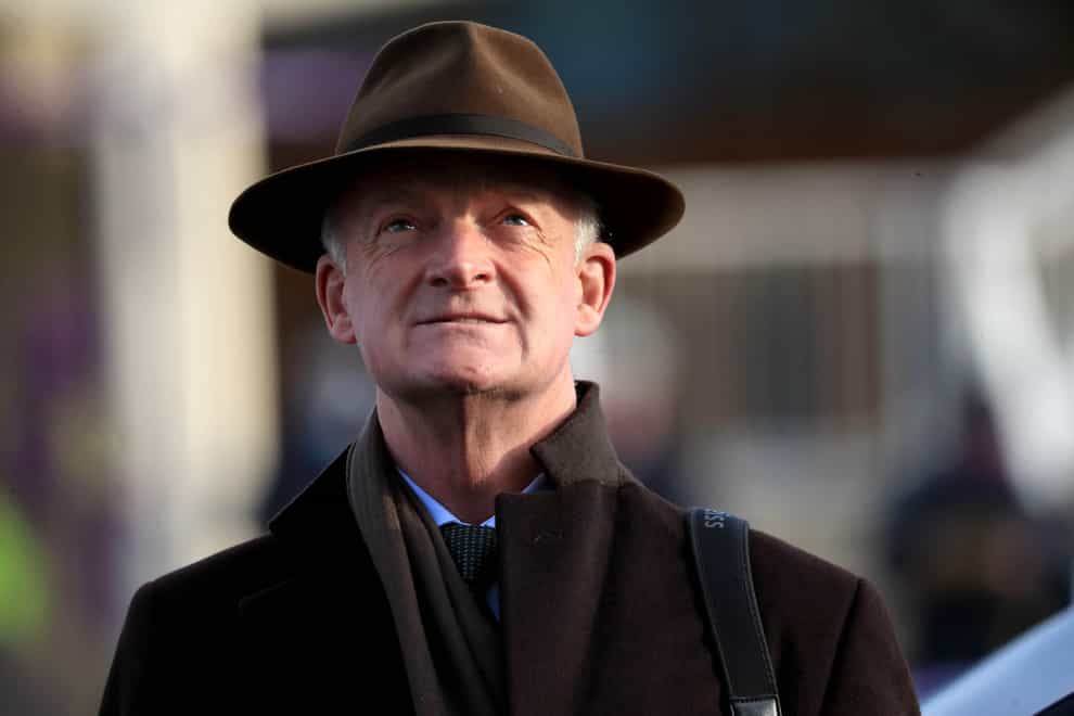Trainer Willie Mullins gives expensive buy Classic Getaway his hurdles debut at Clonmel (Donall Farmer/PA)